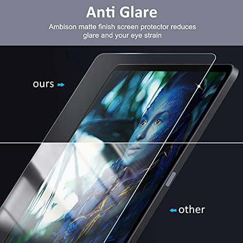 Ambison [2 Pack] מגן מסך זכוכית מט המיועד ל- iPad Mini 6 2021 8.3 , אנטי-גלגול וטביעת אצבע/בועה ללא התקנה/קלה/חלקה